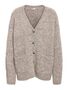 Gem�tlicher lang�rmeliger Knit Cardigan mit Kn�pfen