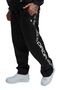Jogginghose mit Logotape und Krone Print Baggy Style
