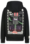 L�ssiger Hoodie mit Motiv-Print und humorvollem Slogan