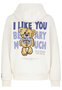 L�ssiger Hoodie mit Motiv-Print und humorvollem Slogan