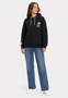 Sweatshirt mit lustigem Print und Kordelzug-Details 