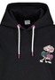 Sweatshirt mit lustigem Print und Kordelzug-Details 