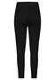 Gerippte Leggings Elastischer Bund Unifarben Alltag
