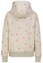 Kapuzensweatshirt mit Aufdruck und Stickerei Herz Gepunktet