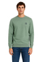 Lang�rmliges Sweatshirt Rundhalsausschnitt Unifarben