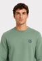 Lang�rmliges Sweatshirt Rundhalsausschnitt Unifarben