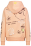 Hoodie Floralen Tropischen Mustern Good Vibes Rippb�ndchen