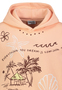 Hoodie Floralen Tropischen Mustern Good Vibes Rippb�ndchen