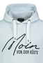 Hoodie K�stenmotiv Stickerei Kapuze Rippb�ndchen