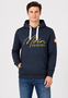 Hoodie K�stenmotiv Stickerei Kapuze Rippb�ndchen