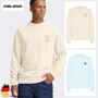 Langarmshirt mit Muster und Rundhalsausschnitt