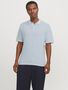 Jack & Jones Knit Polo-Shirt mit Knopfleiste und Kurzarm