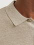 Jack & Jones Knit Polo-Shirt mit Knopfleiste und Kurzarm