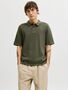 Jack & Jones Knit Polo-Shirt mit Knopfleiste und Kurzarm