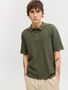 Jack & Jones Knit Polo-Shirt mit Knopfleiste und Kurzarm
