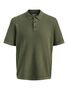 Jack & Jones Knit Polo-Shirt mit Knopfleiste und Kurzarm
