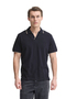 Kurzarm Poloshirt Einfarbig V-Ausschnitt Polokragen 