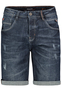 Jeansshorts Used Waschung Klassischer Freizeit Stil
