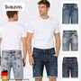 Jeansshorts Used Waschung Klassischer Freizeit Stil
