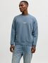Jack & Jones Bequemes Sweatshirt Rundhals Rippb�ndchen Atmungsaktiv