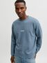Jack & Jones Bequemes Sweatshirt Rundhals Rippb�ndchen Atmungsaktiv