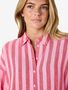 Langarm Gestreifte Bluse Streifen Stilvoll Knopfleiste