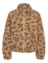 Flauschige Outdoorjacke Rei�verschluss Trendigen Design