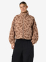 Flauschige Outdoorjacke Rei�verschluss Trendigen Design