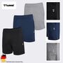 Sweatshorts Elastischer Bund Eingrifftaschen Bequem