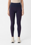 Leggings Hoher Bund Elastisches Streifen-Design Sport