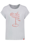 Bequemes T-Shirt Rundhalsausschnitt Kurzarm L�ssig