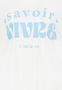 Kurzarmshirt Rundhalsausschnitt Spruchdruck L�ssig