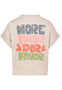 L�ssiges Shirt Kurzarm Rundhalsausschnitt Printdesign