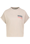 L�ssiges Shirt Kurzarm Rundhalsausschnitt Printdesign