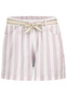 Stilvolle Stoffshorts Eingrifftaschen Zierschleife 