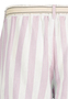 Stilvolle Stoffshorts Eingrifftaschen Zierschleife 