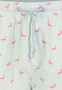 L�ssige Badeshorts Tropisches Blattmuster Kordelzug