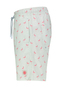 L�ssige Badeshorts Tropisches Blattmuster Kordelzug