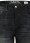 Unifarbene Shorts Gerade Schnitt 5 Pocket Design Basic