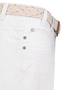 Stilvolle Shorts Flechtg�rtel Seitentaschen Alltag 