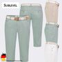 Stilvolle Shorts Flechtg�rtel Seitentaschen Freizeit