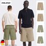 Weite Chinoshorts Rei�verschluss Cargotaschen Einfarbig