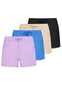 Bequeme Stoffshorts 4-er Pack Eingrifftaschen Regular Fit