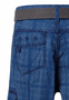 Loose Fit Shorts G�rtel Cargo Style Wadenlang Kariert 