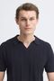 Stilvolles Kurzarm Poloshirt V-Ausschnitt Kent Casual
