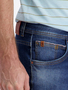 Jeansshorts Used Look Gerade Schnitt Rei�verschluss