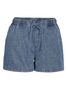 Denimshorts Elastischer Bund Seitentaschen Unifarben