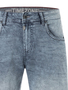 Stone Washed Shorts Eingrifftaschen Rei�verschluss Modern