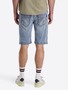 Jeansshorts Slim Fit umgeschlagener Saum Rei�verschluss
