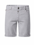 Slim Fit Shorts verdeckter Zip Fly 5-Pockets Atmungsaktiv